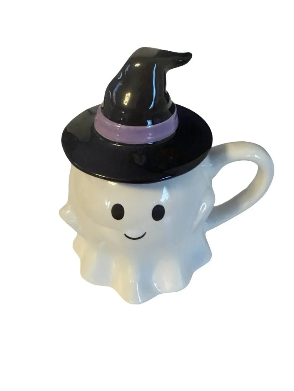 Hyde and EEK Boutique Ghost Mug with Witch Hat Lid Halloween Stoneware Target 20